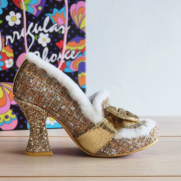 Irregular Choice – Grand Gift Heels (Gold) Size: EU 42 / US 11 - Picture 4 of 15